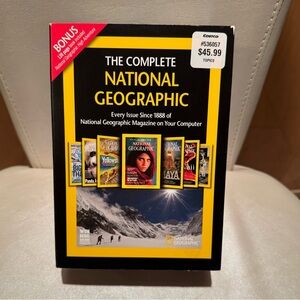 The Complete National Geographic Every Issue since 1888 includes Bonus Book NWT